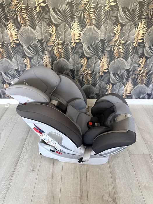 Scaun auto ISOFIX U-Grow UGHCS-06, 0-36 kg, Gri/Negru