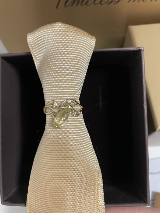 Inel aur 585 diamante si quartz - Kultho