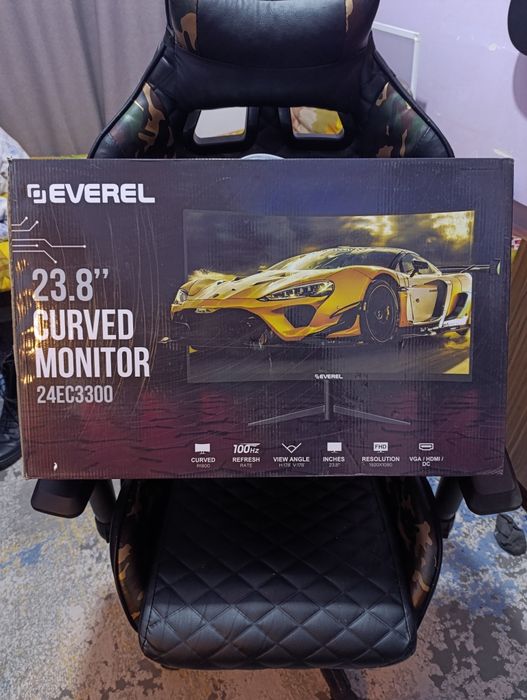 Everel curved monitot 24" 100hz