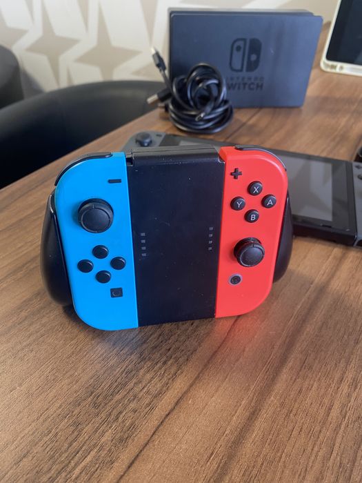 Nintendo Switch 1, 32 GB, Micro SD 128 GB, Black, Foarte bun, Cod produs: 2364