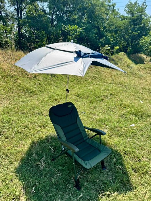 Чадър Риболов, Плаж С ТЕНТА Диаметър 2.00м/2.20м/2.40м/2.60 UV60+Клапа