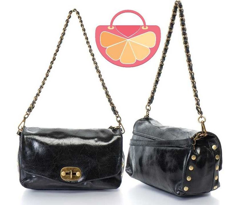 %ПРОМО% CLASSE REGINA – Дамска чанта от ест. кожа 17x26x12 см нова