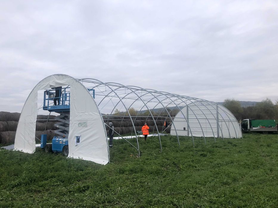 Cort industrial semirotund 9,15x20x4,5 m chiar si pentru animale