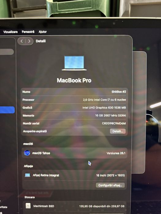 MacBook Pro 16" 2019