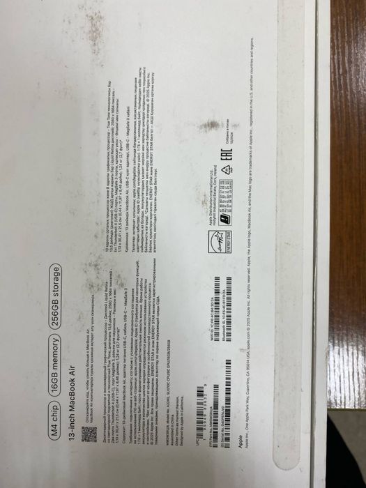 Macbook air m4 новая