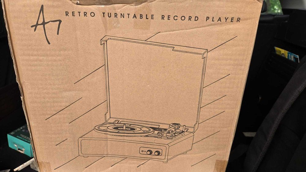 Pick-up Retro cu Bluetooth / Model A7 - Stil Vintage, Ca Nou, Full Box