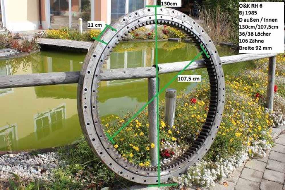 coroana de rotire excavator o&k rh 6