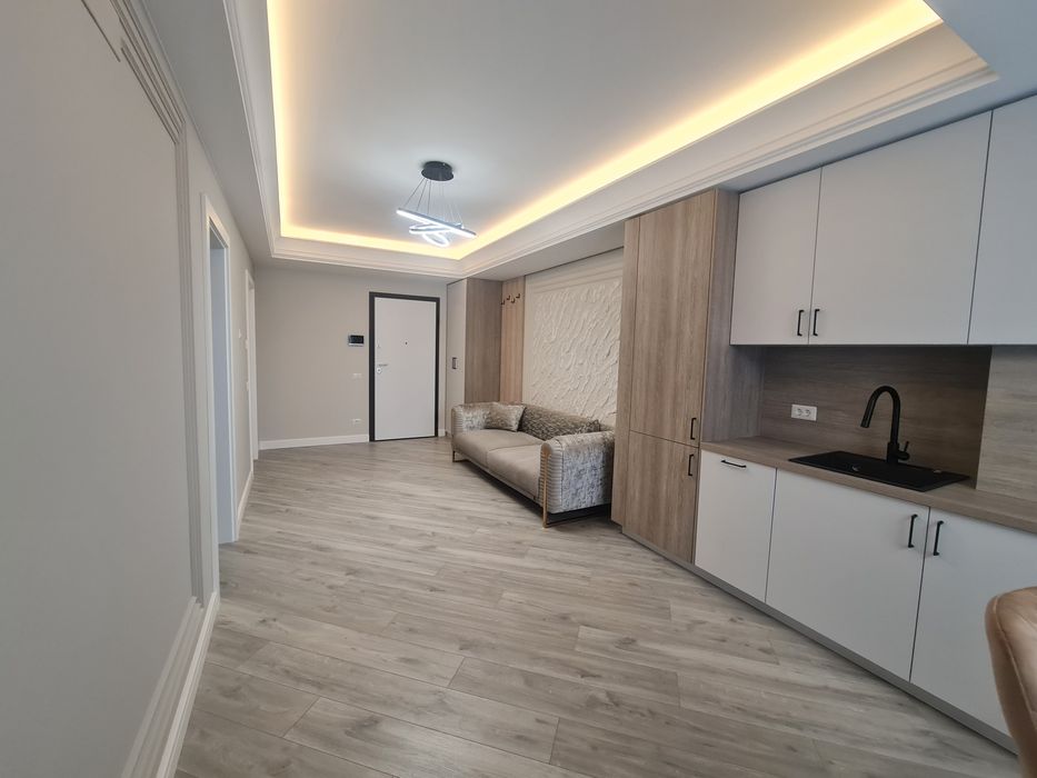 Vând apartament cu două camere în bloc nou mobilat si utilat
