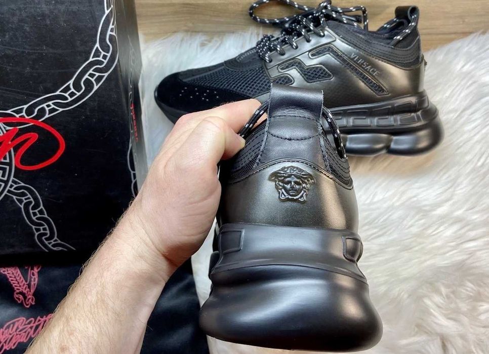 Adidasi Versace Tripple Black