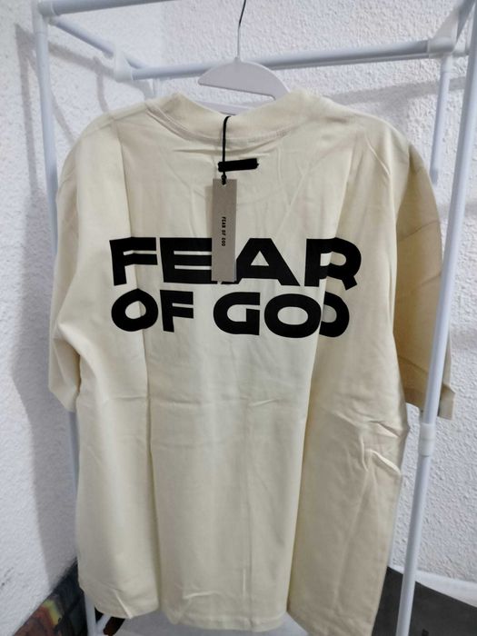Tricou Fear of God essentials alb Xl