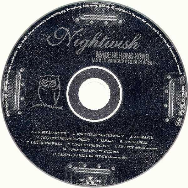 CD+DVD Nightwish - Made In Hong Kong 2009 CD Box