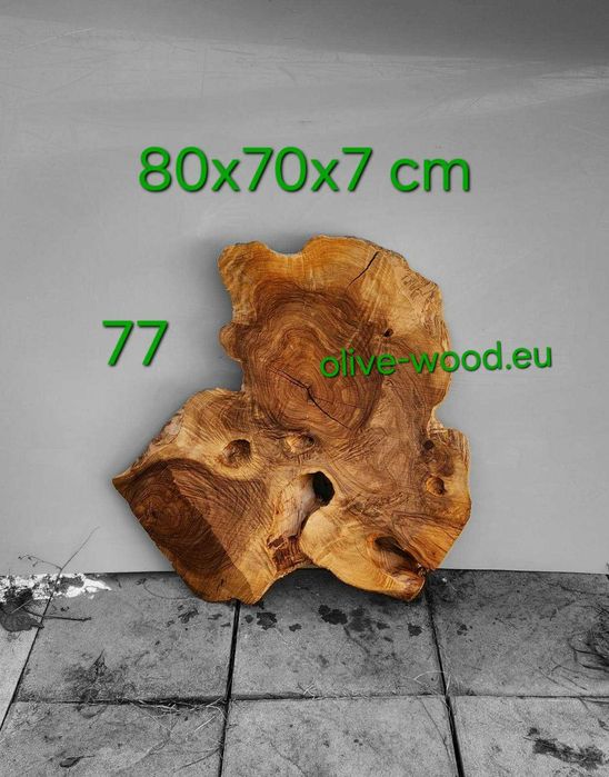 Дървен материал от маслина (янове) и шайби. Olive Wood Live Edge Slabs