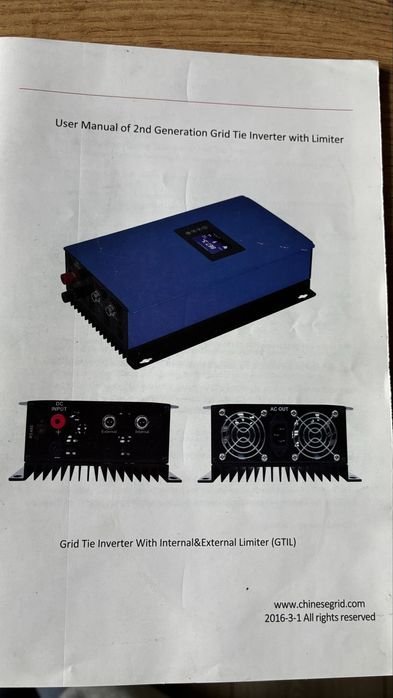 Grid tie invertor cu limitator