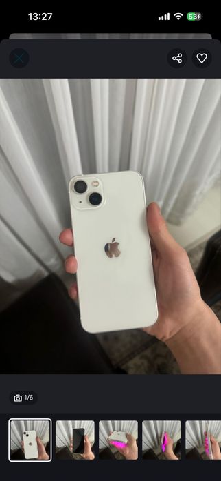 Iphone 13 белый 138 гб