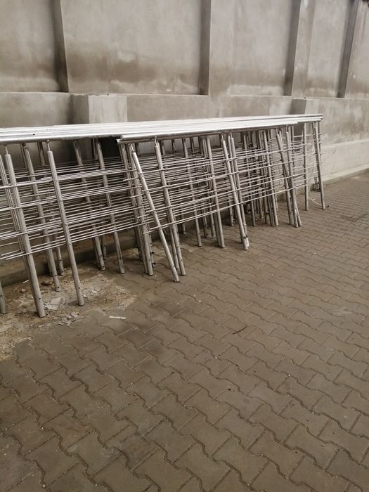 Balustrada de inox - demontata