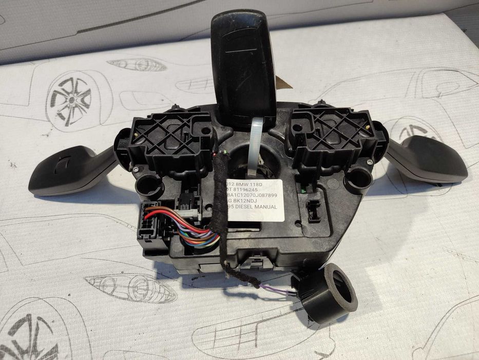 Ansamblu manete comenzi volan + spiră BMW Seria 1 F20 F21 61319351148 2012 / [2011-2019] / (5A3)