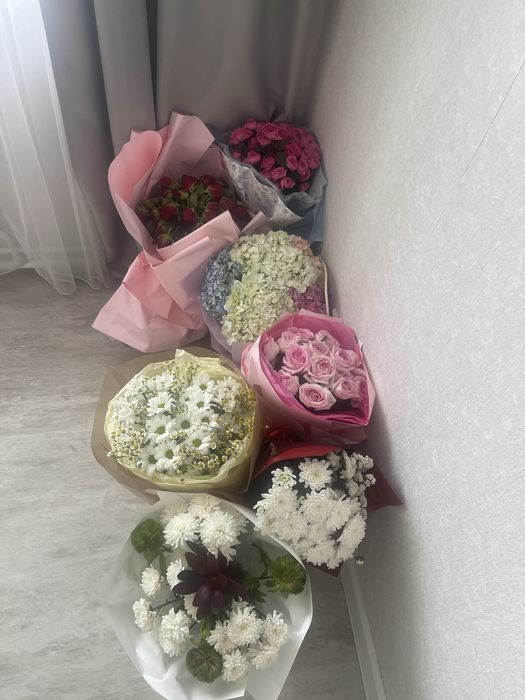Цветы свежие для подарка