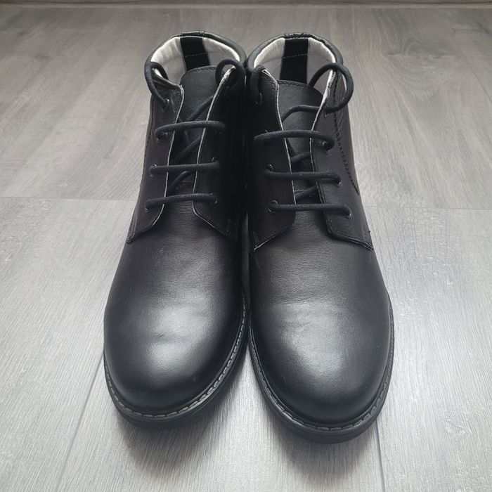 Ghete din piele cu siret pentru tinuta de reprezentare pompieri