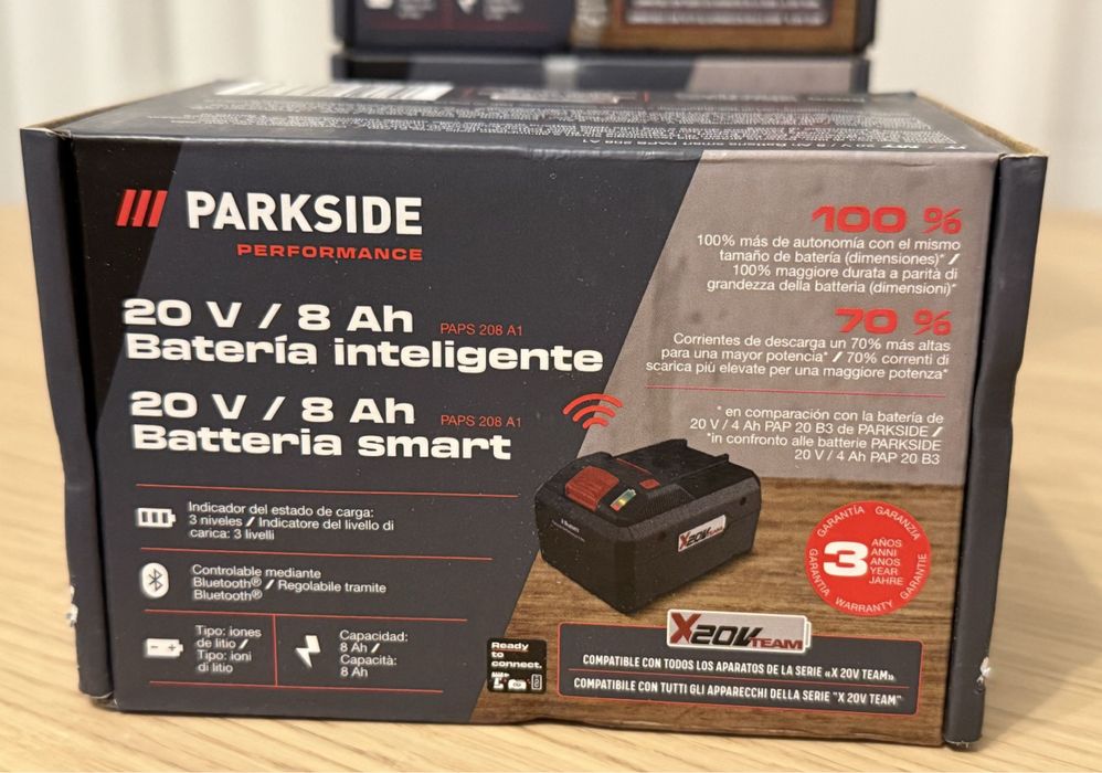 Acumulator Baterie 20v 8a Parkside Performance Smart