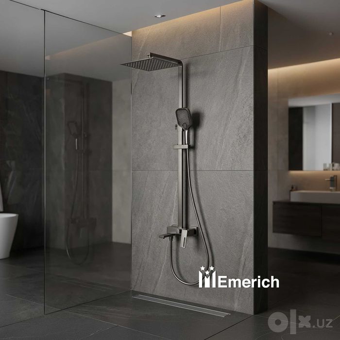 Gunmetal dush tizimi Emerich | Душевая система Emerich 2492D