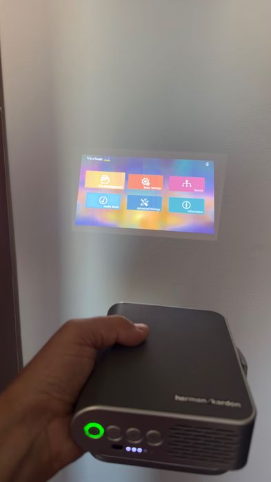 Viewsonic M1 Videoproiector LED WVGA 250 lumeni Boxe Harman Kardon