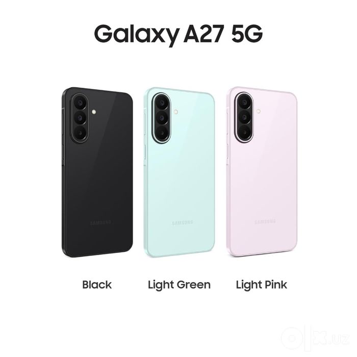 Yangi Samsung A27 6/128GB . 1 yil rasmiy kafolat. Dostavka!