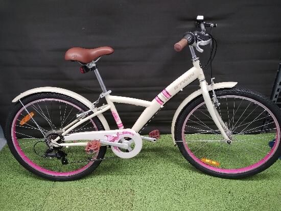 Btwin 24 inch crem - produs resigilat - (SecondHand) Decathlon