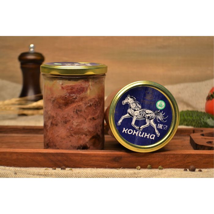 Продам тушёнку из конины (опт)