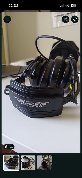 Casti Aviatie ASA Airclassics pilot