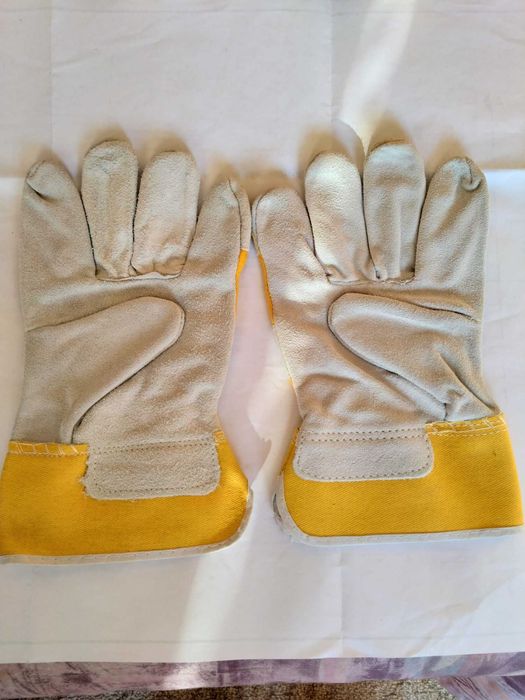 Мъжки кожени ръкавици и нови работни кожени ръкавици,огнеустойчиви