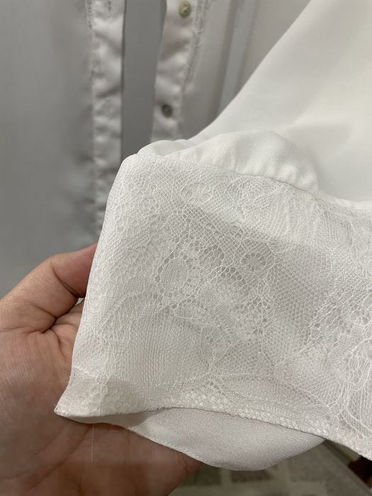 Белая блузка zara