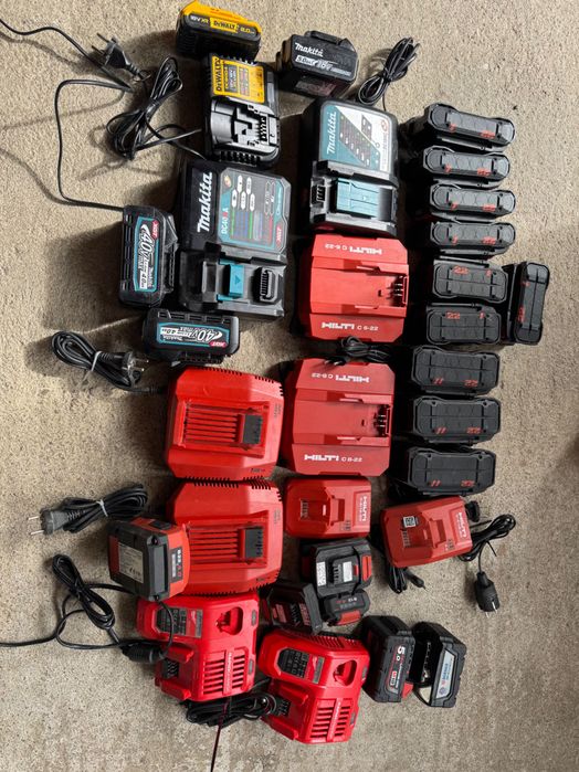Hilti ,makita ,Milwaukee,baterii,încărcătoare