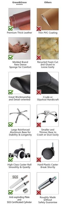 Scaun de birou, din piele