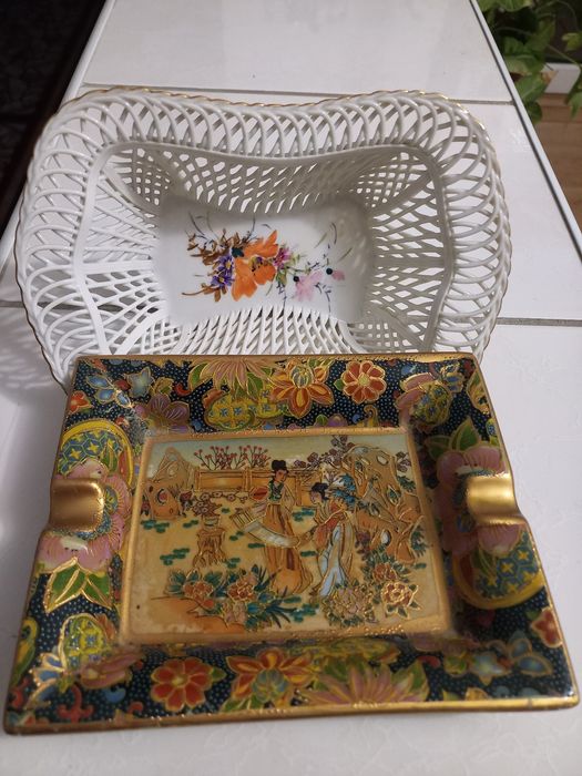 CADOU,Scrumiera,Tăvița Fine Portelan ASIA,UNICATE,câteva FILME RARE