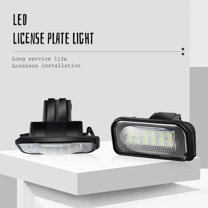 Плафони за MERCEDES W203 Седан C- класа диодни LED плафони заден номер