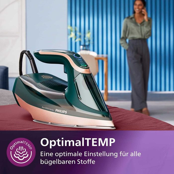 Ютия Philips Azur 8000 DST8030/70, 3000W, Зелен