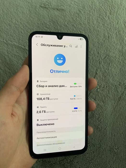 Samsung A15 128/6GB памяти