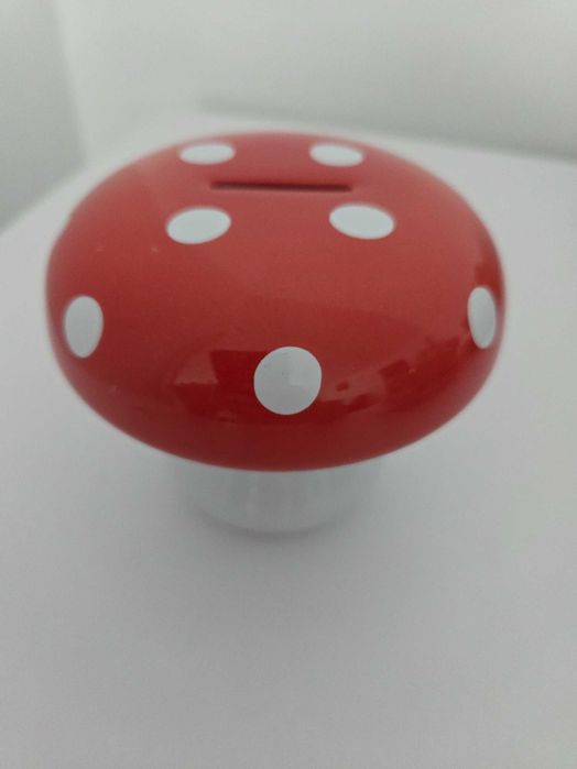 Pusculita ceramica in forma de ciupercuta – decor simpatic si practic