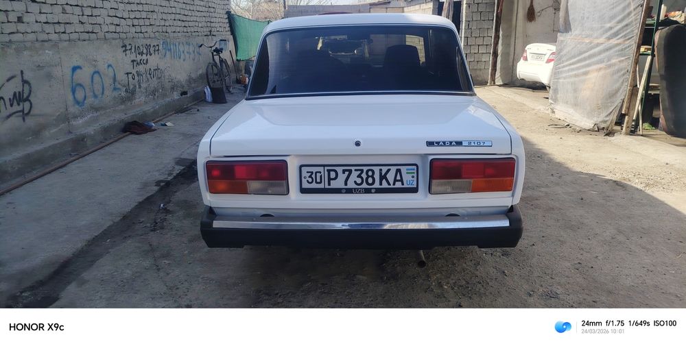 Lada 2107, 2006 yil, 59 ming probeg, gaz metan