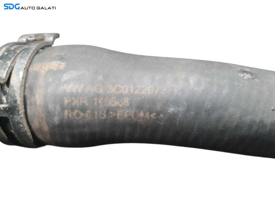 Furtun Tub Tubulatura Apa cu Cot Volkswagen Passat B6 2.0 TDI 2005 - 2010 Cod 3C0122073 [N3162]