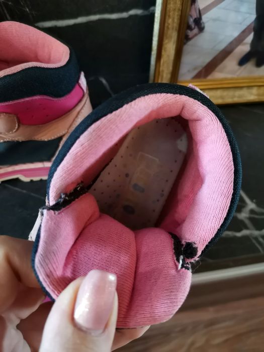 Ботинки для девочки Bebetom 27р, натуральная кожа