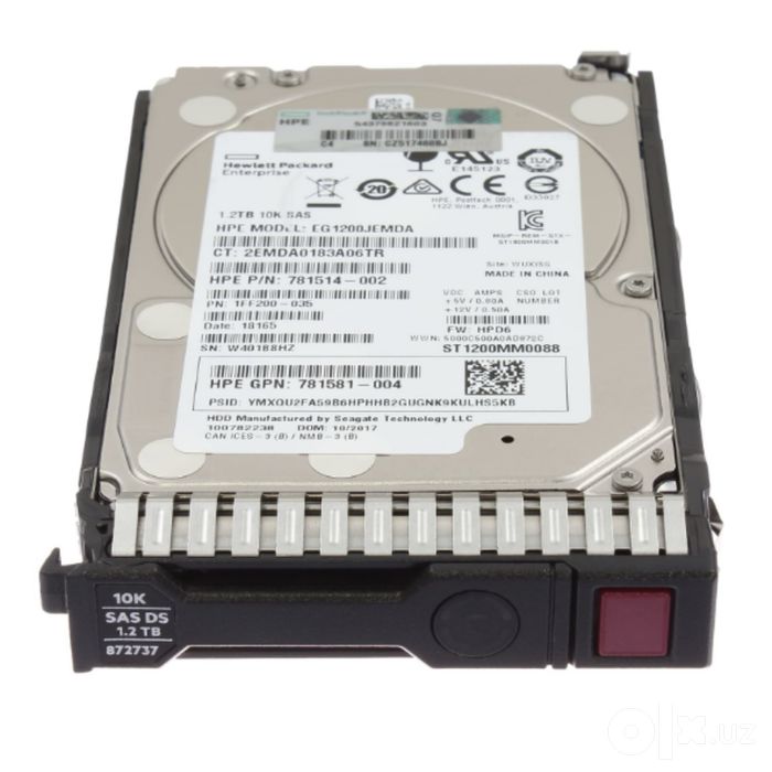 Жесткий диск HPE 1.2TB SAS 12G 10K SFF