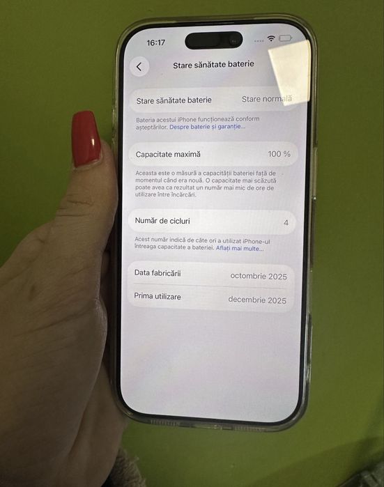 Vand iphone 17 pro max 512 portocaliu
