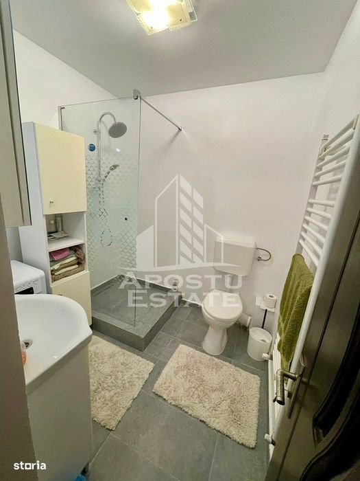 Apartament cu 1 camera, bucatarie inchisa, mobilat, Giroc