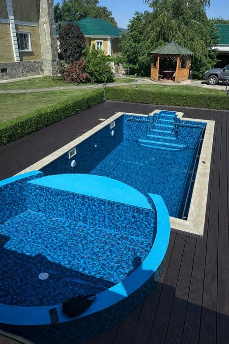 Строительство бассейнов ПВХ пленка