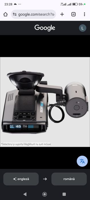 Vând camera auto trafic Escort M2 ptr detector radar