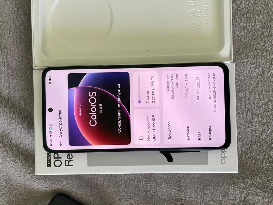 Oppo Reno 12F 8/256гб