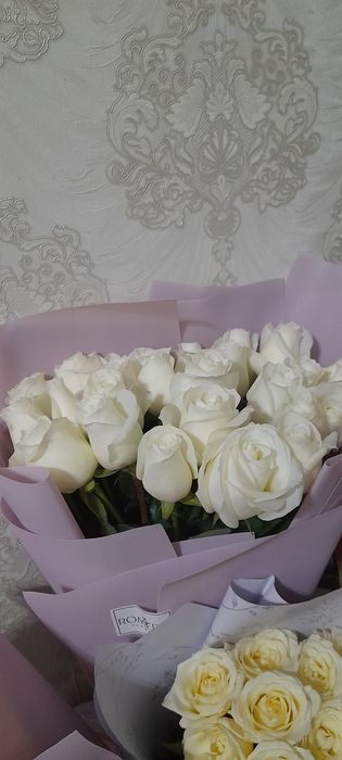 Цветы  букет розы