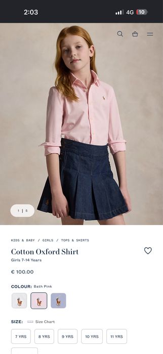 Рубашка Polo Ralph Lauren