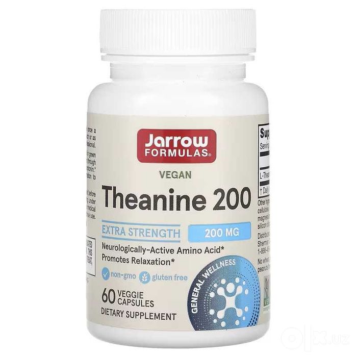 Jarrow Formulas Theanine 200 100 Theanine 200 теанин